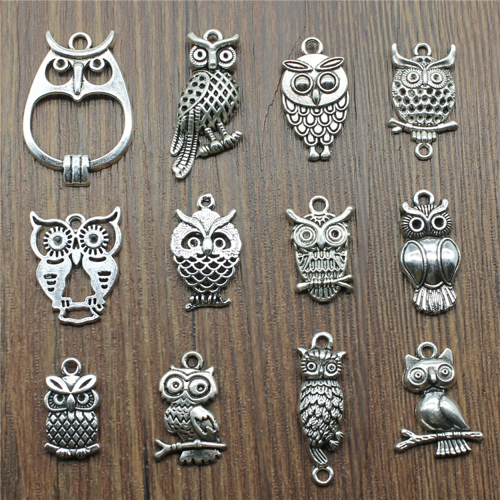 Vintage Collectibles For Sale - 10 Buah Jimat Burung Hantu Warna