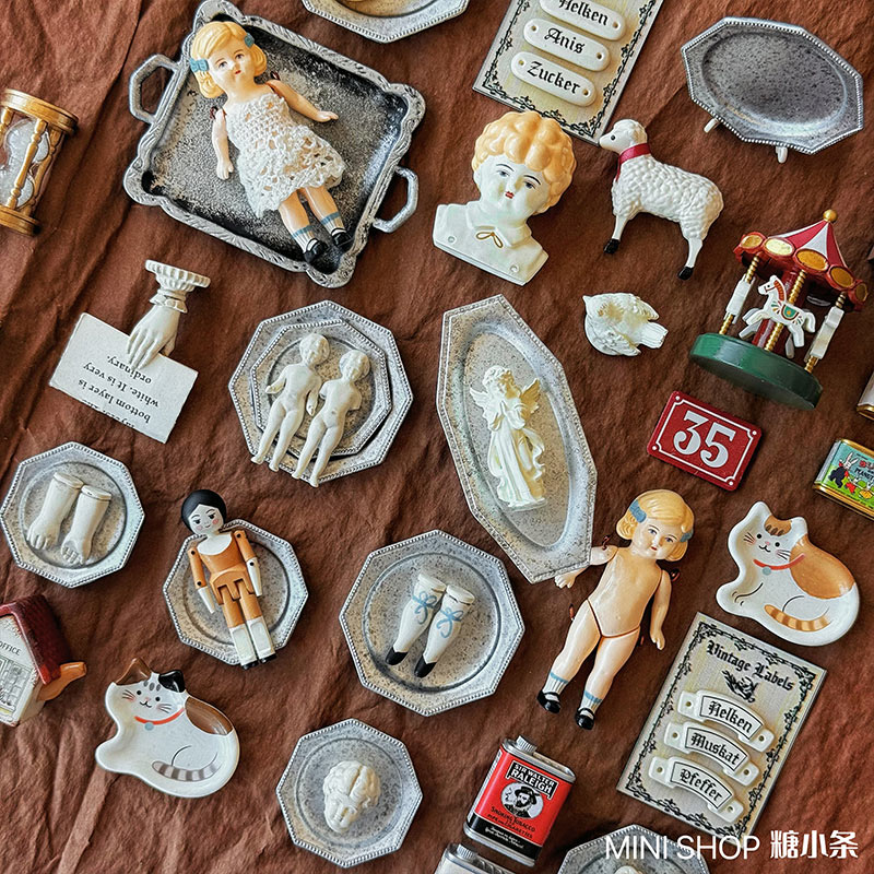 Set Boneka Miniatur Vintage, F - Vintage Collectible Dolls ulasan dan harga