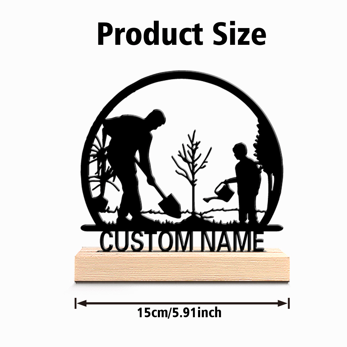 1pc Dekorasi Meja Kayu Custom  - Vintage Collector ulasan dan harga