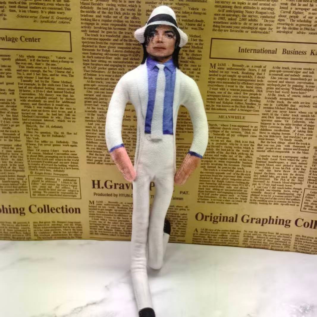 Boneka Prop Cosplay MJ Michael - Vintage Collectible Dolls ulasan dan harga