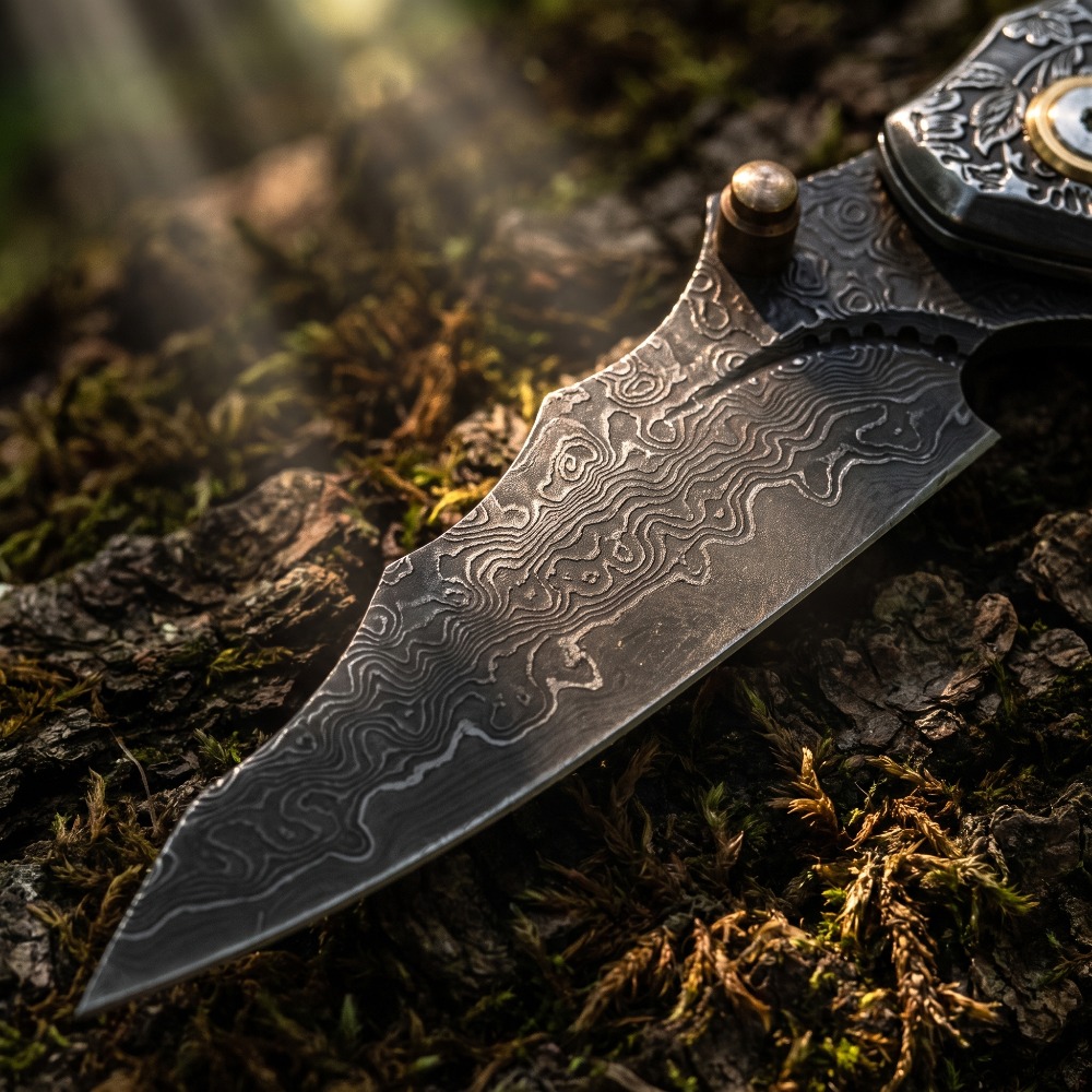 Pisau Lipat Ukiran Vintage Pol - Vintage Collectible Knives ulasan dan harga