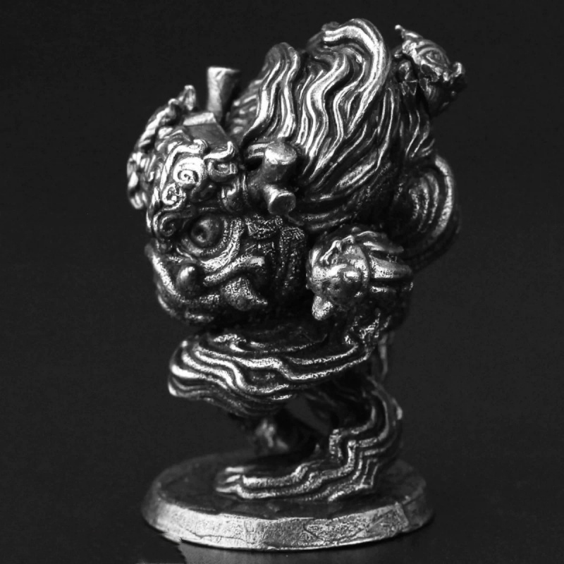 Patung Miniatur Singa Cina Tem - Vintage Collectible Christmas Ornaments ulasan dan harga